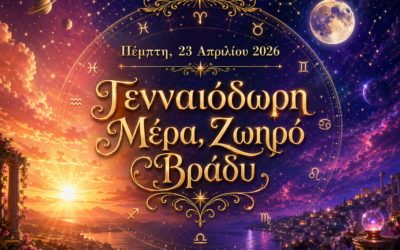 Πέμπτη 23 Απριλίου — Η Καρδιά Ανοίγει, Το Βράδυ Ηλεκτρίζεται