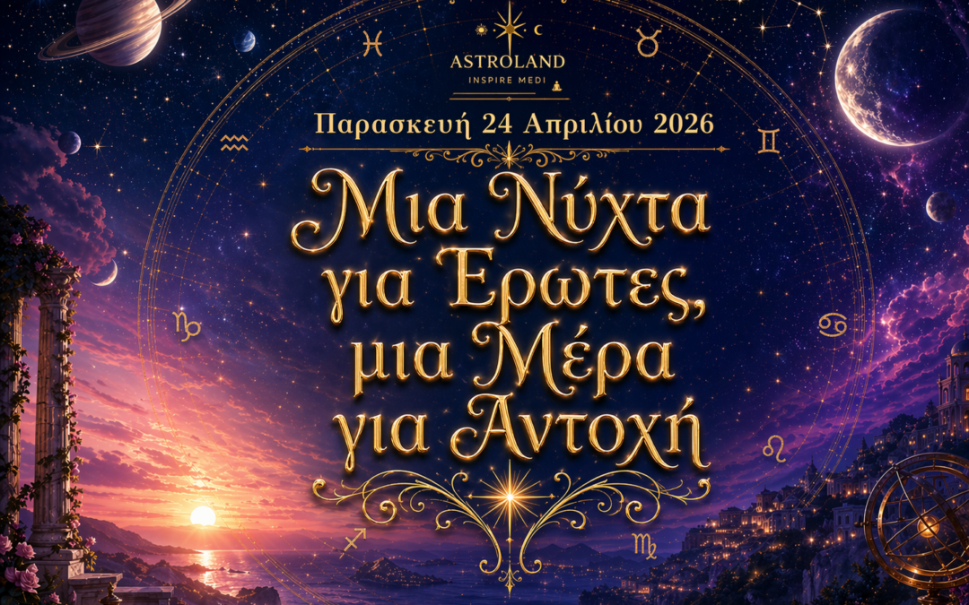 Παρασκευή 24 Απριλίου — Μέρα που Δεν Ακούει Κανέναν