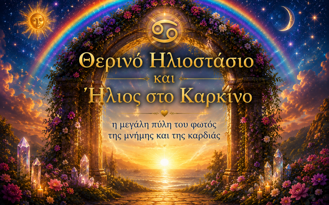 Θερινό Ηλιοστάσιο και Ήλιος στον ΚαρκίνοΗ μεγάλη πύλη του φωτός, της μνήμης και της καρδιάς