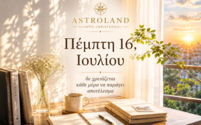 ΠΕΜΠΤΗ 16 ΙΟΥΛΙΟΥ 2026